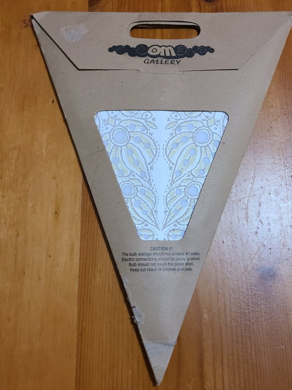 Om Gallery Paper Hanging Star Lantern Star Light Glow SL234 NEW